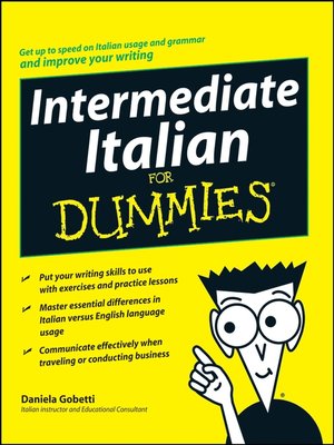 cover image of Intermediate Italian For Dummies&#174;